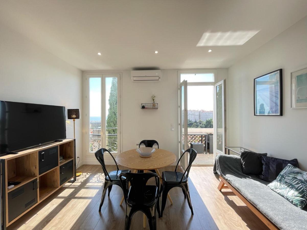 Nice Renting - Cambrai - Luxurious Sea View Terrasse - King Bed - Parking - Ac - Fully Equipped Екстериор снимка