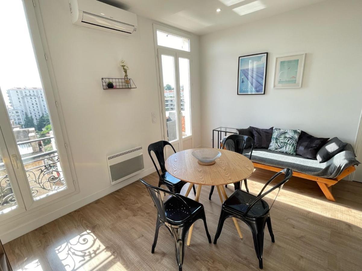 Nice Renting - Cambrai - Luxurious Sea View Terrasse - King Bed - Parking - Ac - Fully Equipped Екстериор снимка